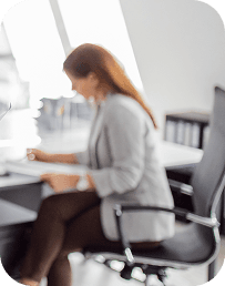 Business Person in Modern Office