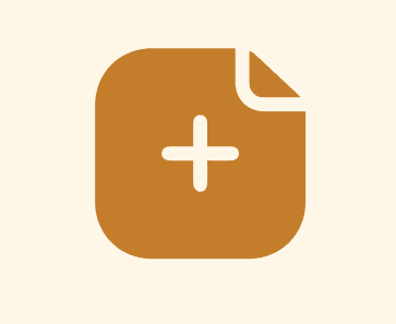 Icon representing profile creation