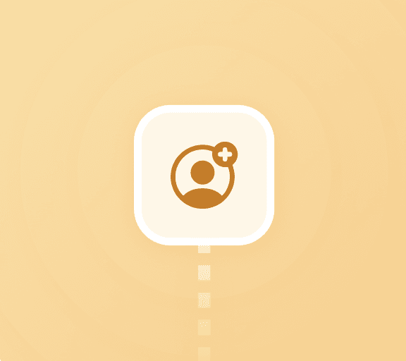 Illustration for creating a profile