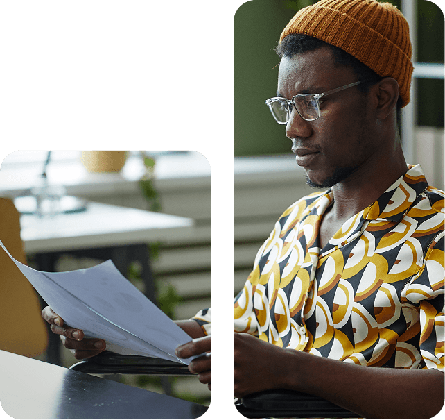 What you get feature collage