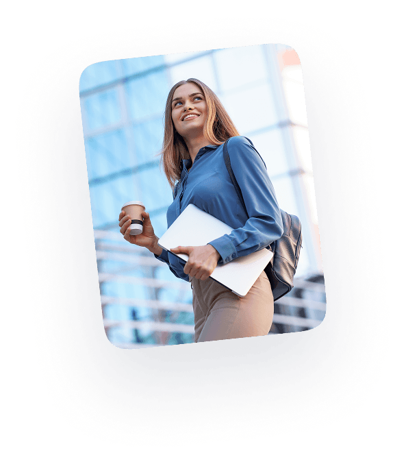 Student with tablet
