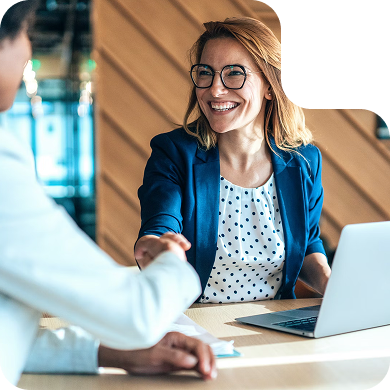 Business professionals in meeting